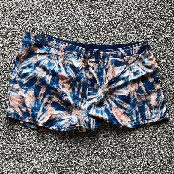 PINK Victoria's Secret Other - Victoria's Secret Pink Tie-Dye Cotton Sleep Shorts – Women's XL– Soft & Vibrant